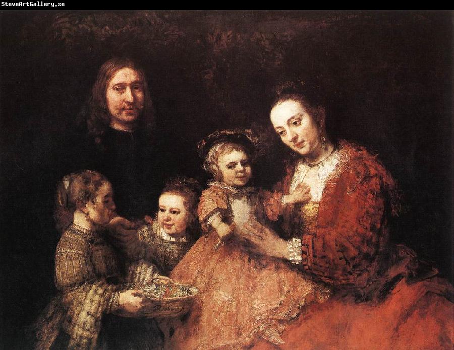 REMBRANDT Harmenszoon van Rijn Family Group